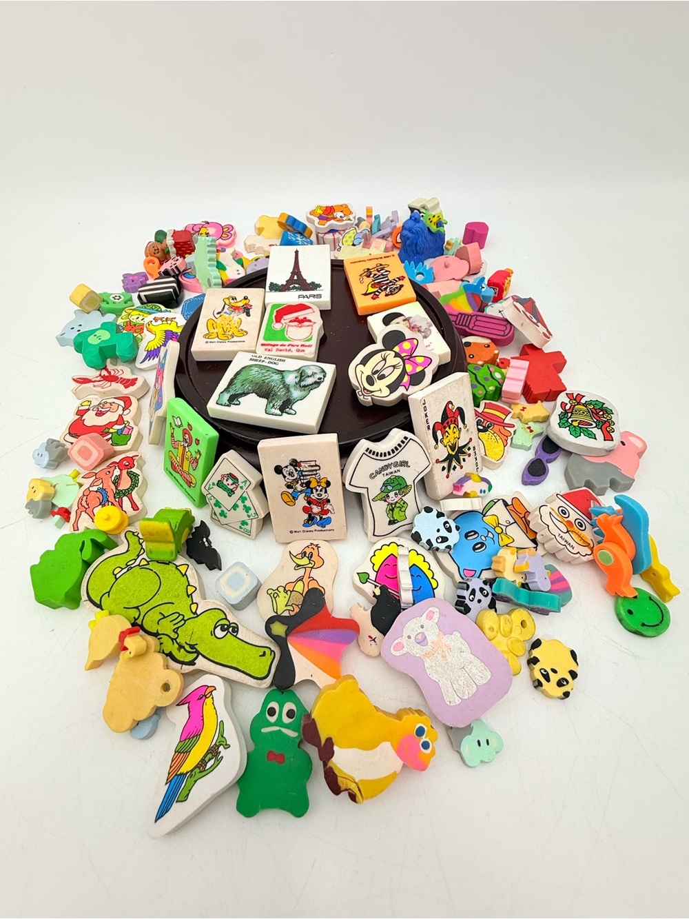 Vintage Assorted Kids Character Eraser Pack - Multicolor - 80pcs